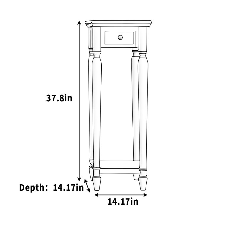 Tablettes ouvertes Classic Classic, H 37,8 po x L 14,17 po x P 14,17 po
