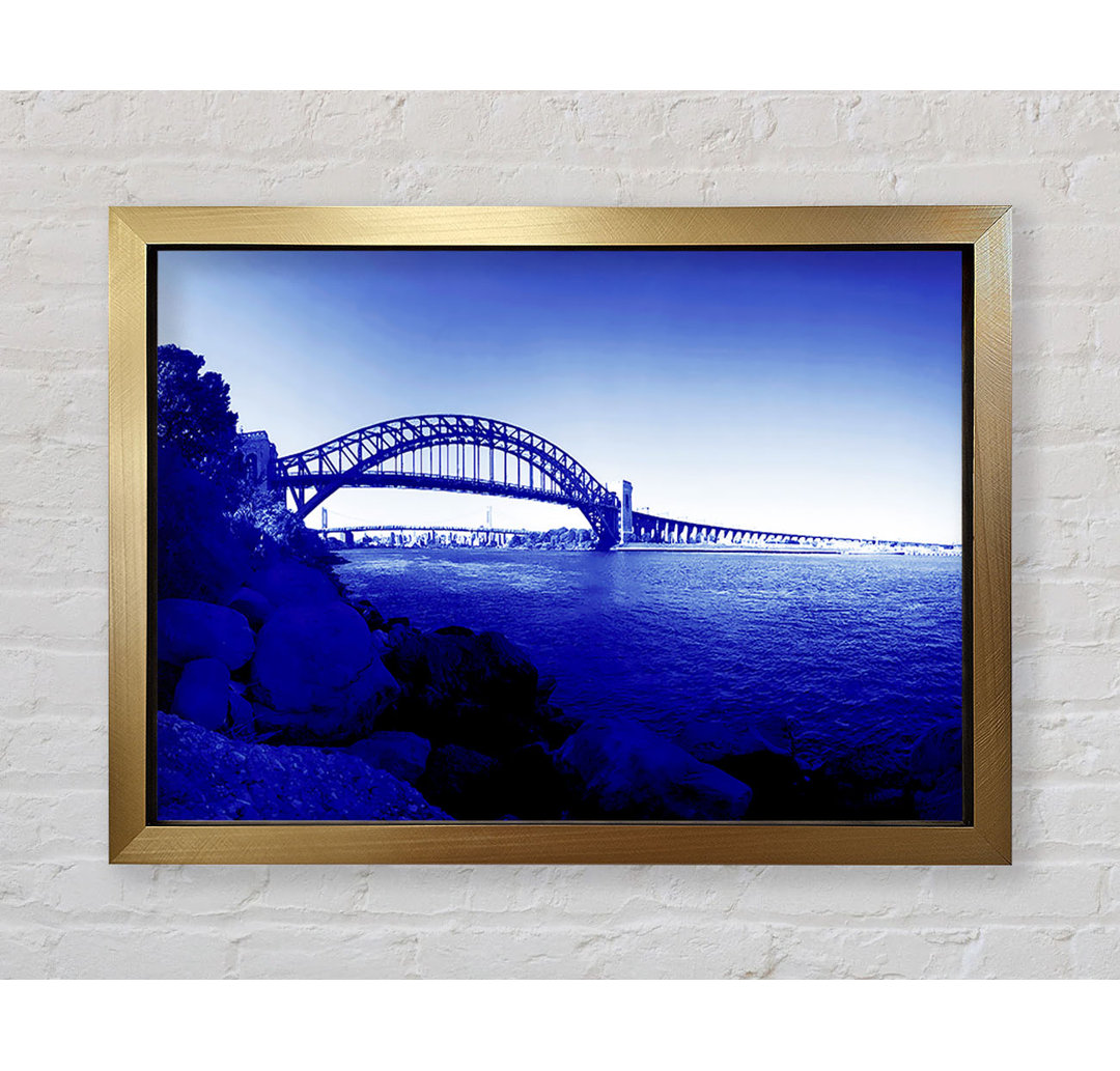 Sydney Harbour Bridge Stunning Blues - Einzelner Bilderrahmen Kunstdrucke