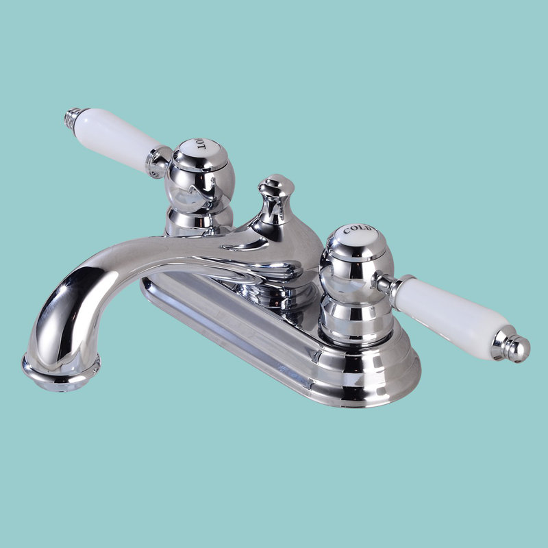 Robinet de salle de bain à centre, Chrome