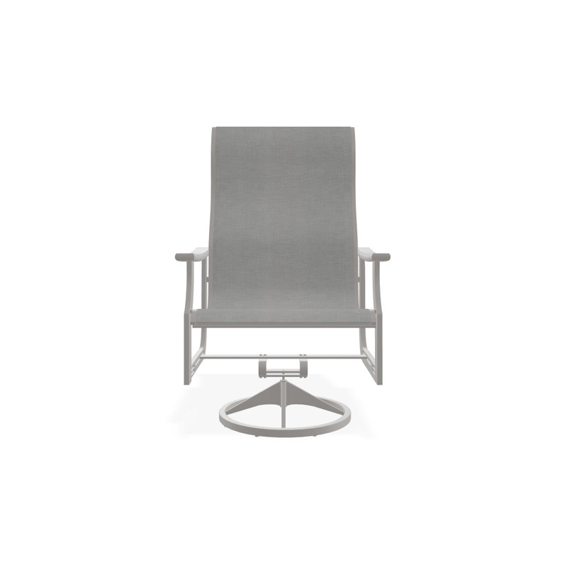 St. Catherine Polymer Outdoor Lounge Chair, Warm Gray, Sicily