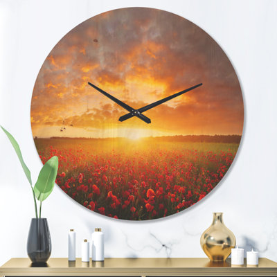 Solid Wood Wall Clock
