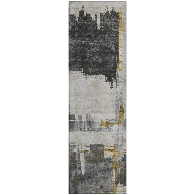Premium Machine Washable Mayfield Gray Rug