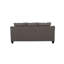 Canapé avec coussin gris anthracite Ralston