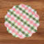 Vida Leather-like; Linen Round Placemats