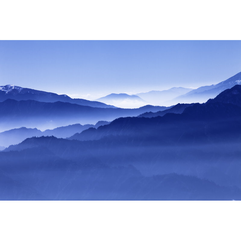 Blue Scenics by Xh4D, 32" H x 48" W
