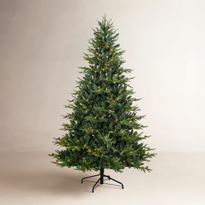 Pre-Lit Pine Christmas Tree