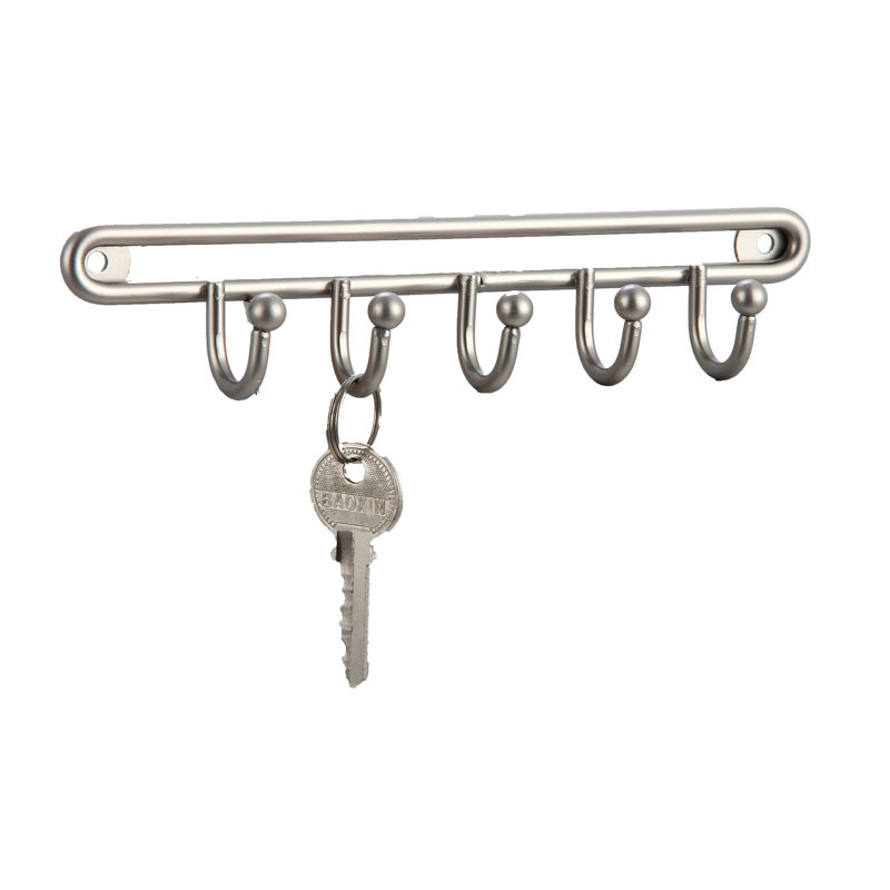 Home Basics 7'' W Silver Key Holder