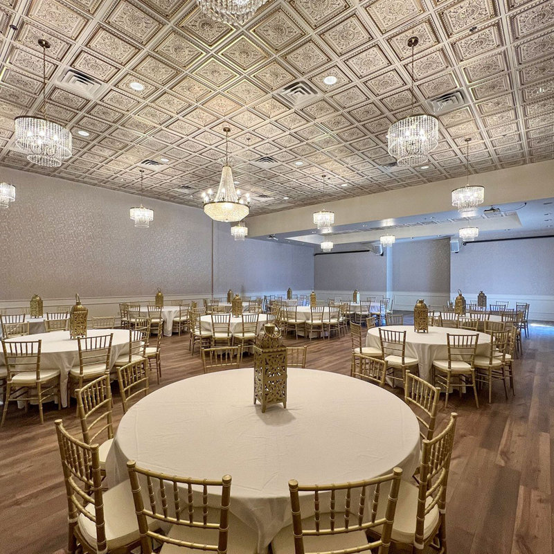 Gloss White Decorative PVC Ceiling Tile Set