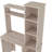 2 Piece Office Set, Dozza Bookcase + Aramis Desk-1575573875