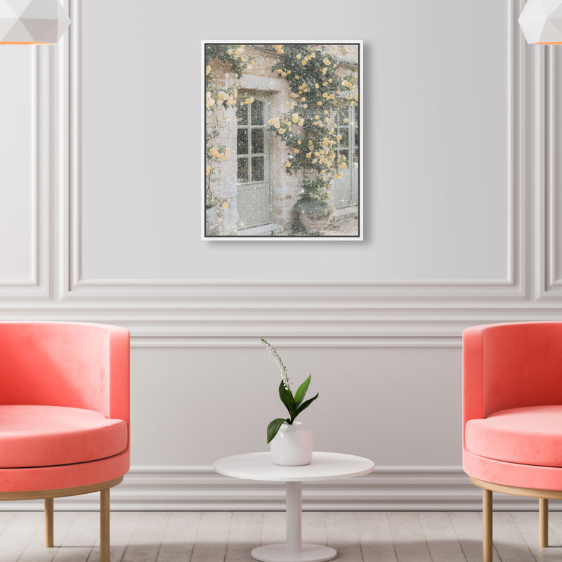 Honeyed Briar Wall Print by Oliver Gal, 17"H x 21"W, White Floater Frame