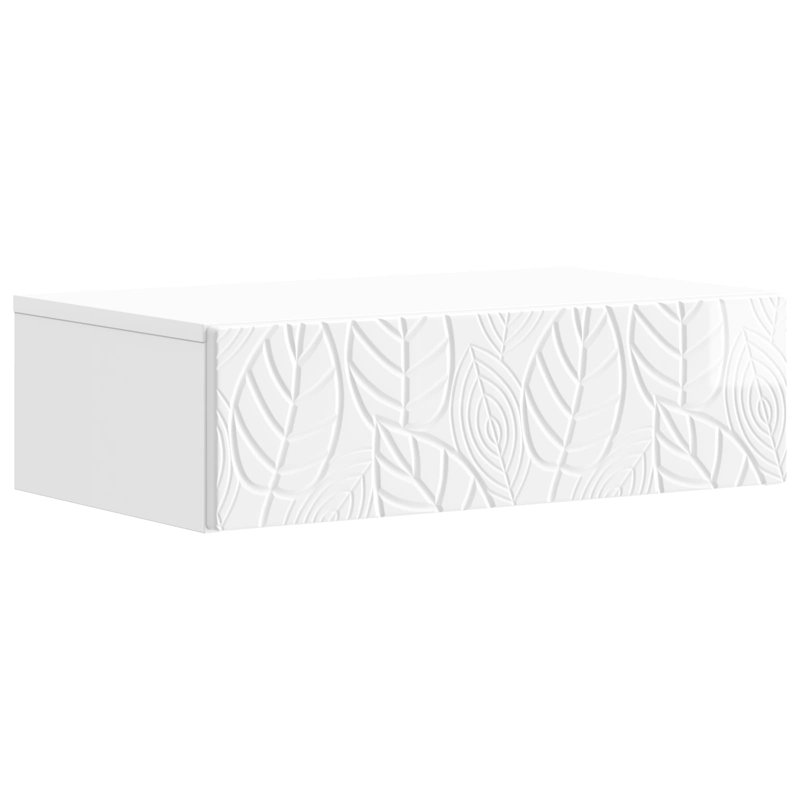 End Table, High Gloss White