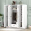 Armoire-penderie 4 portes avec tablettes