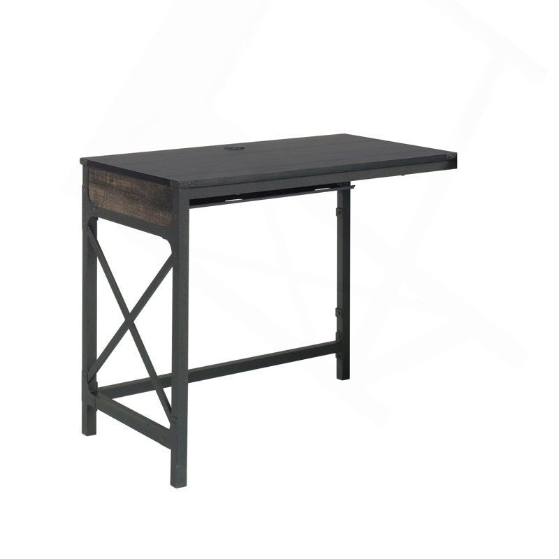 Bureau de retour 36 po, finition brune