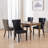 2-Piece Dining Chairs (Black)
