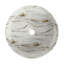 Ceramic Round Above Counter Bathroom Sink Art Basin, White Background With Golden Lines-58419731