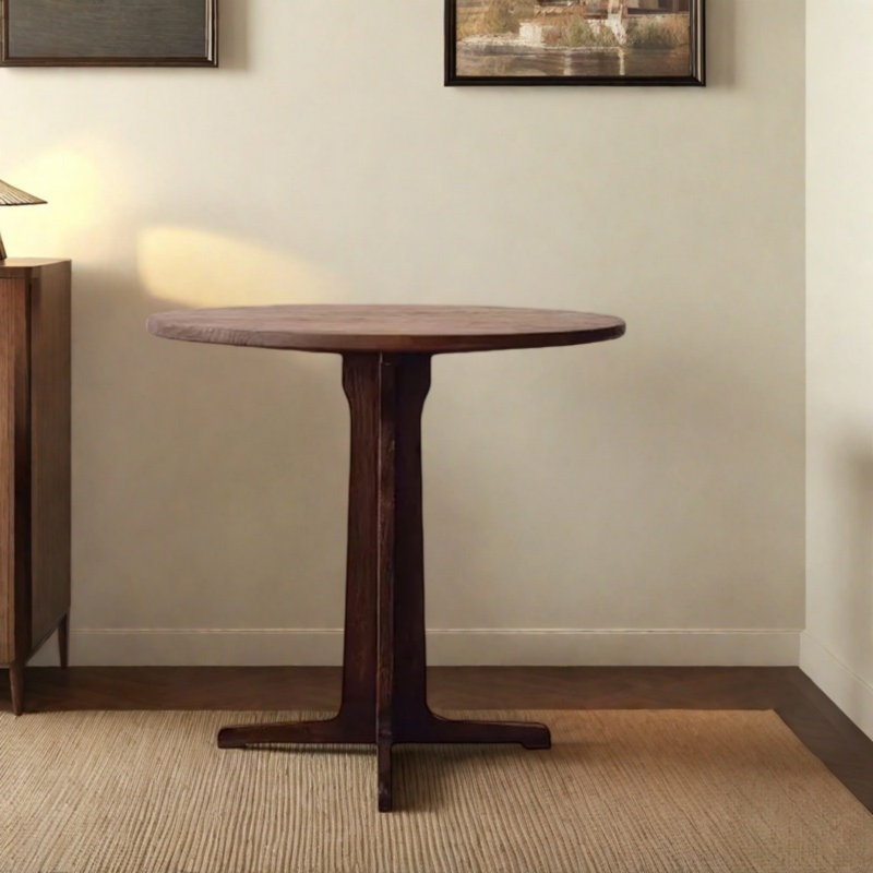 Table basse japonaise de style Wabi-Sabi pour le salon et la famille, H 27,56 po x l 27,56 po x P 29,53 po, Bois naturel