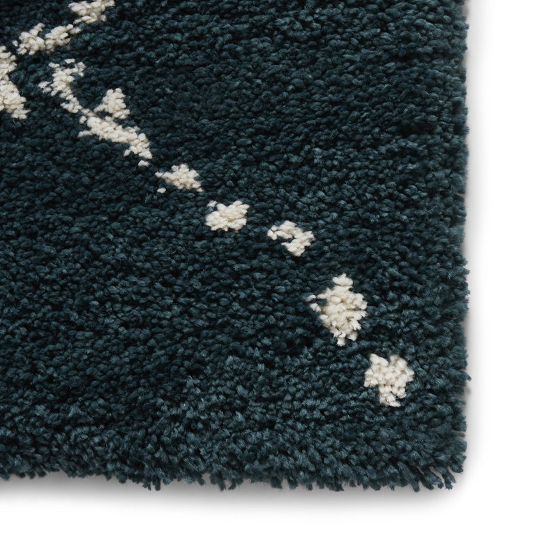 Machine Woven Dark Green Rug, Rectangle 160 x 230cm