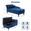 Chaise longue de rangement en velours Eastham-1395031066-1395053788