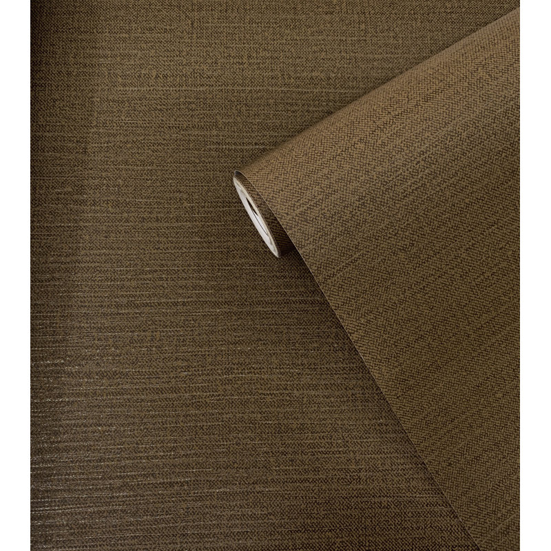 Boutique Shimmery Weave Wallpaper Roll, Brown