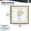 Spring Vase on Yellow Plaid Floating Frame, design by Lee Ann Sanders-1982848232-1982848234