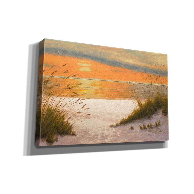 «Summer Sunset» par Diane Romanello, H 12 po x l 18 po x P 0,75 po