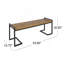 Banc de patio moderne, banc industriel-1894033835