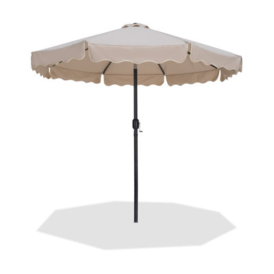 Amalfi With Piping Fabric Patio Umbrellas