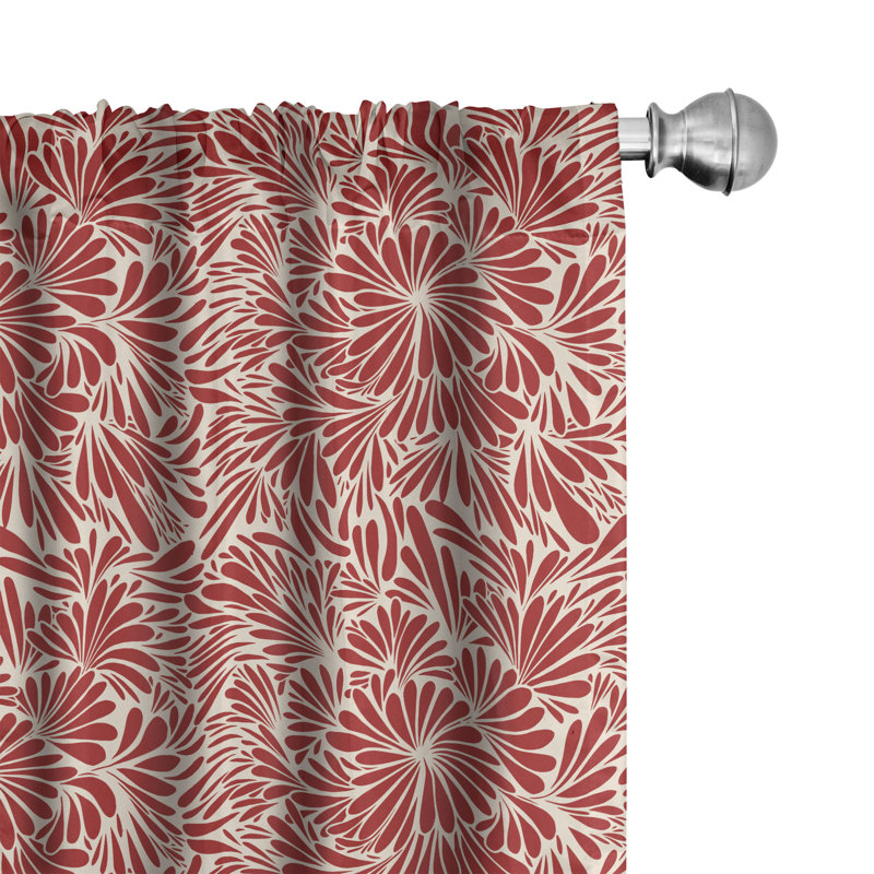 Rideaux 4 panneaux East Urban Home, L 56 po x L 95 po