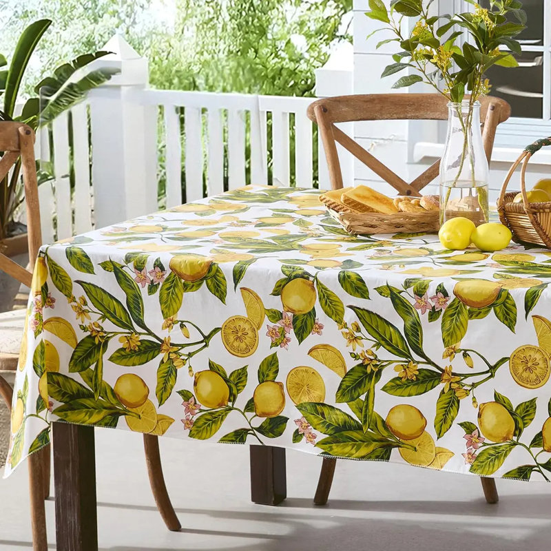 Nappe en flanelle de vinyle Zesty Lemons