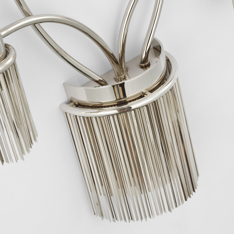 Sutton 4-Light Sconce, Polished Nickel