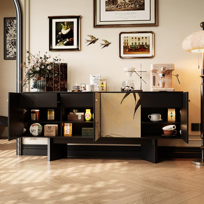 Chinese-style retro minimalist sideboard