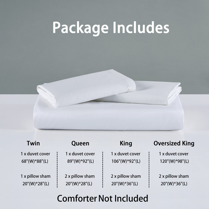 Cotton Sateen Floral Duvet Cover, Oversized King