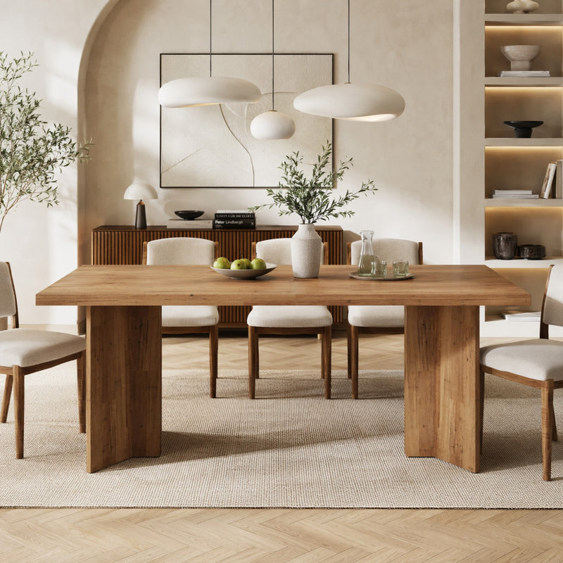 Rahn 63'' W. 6 Person Dining Table, Walnut
