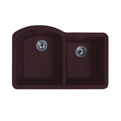 32'' L Double Bowl Granite Kitchen Sink