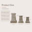 Ensemble de 3 statues de jardin antiques MGO