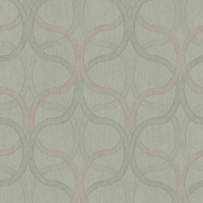 Boutique Refine Geometric Wallpaper, Grey