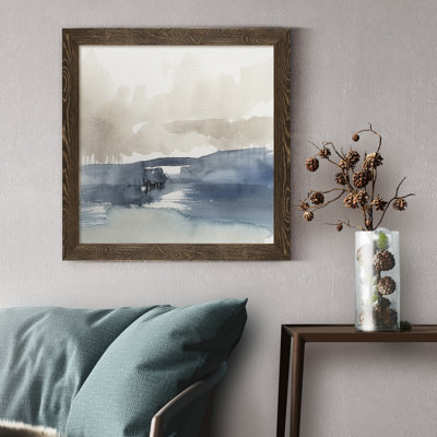 Fog on the horizon IV, reproduction d’art sur toile encadrée
