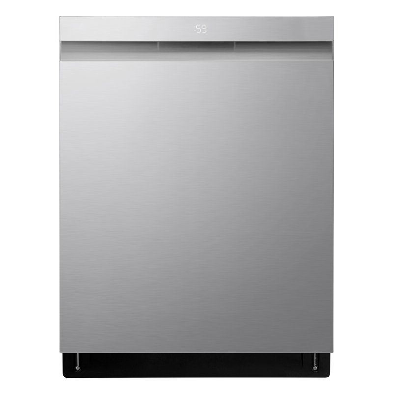 LG Smart Top-Control Dishwasher with 1-Hour Wash & Dry, QuadWash® Pro, and Dynamic Heat Dry, Stainless Steel