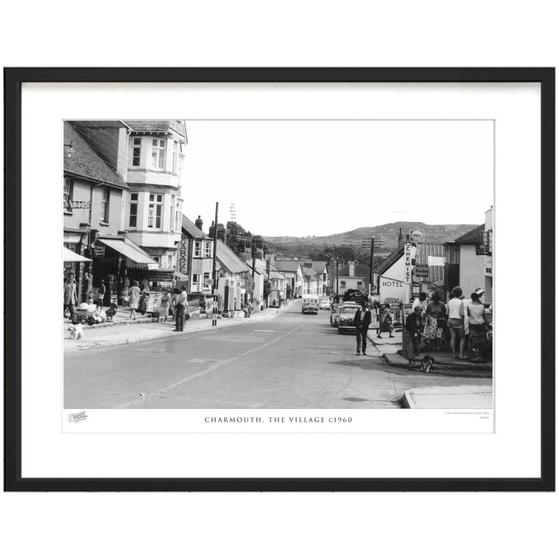 Charmouth, The Village C1960 by Francis Frith - Single Picture Frame Print, 60cm H x 80cm W x 2.3cm D