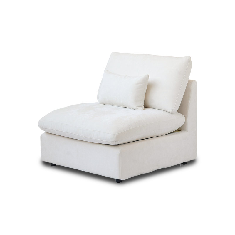 Fauteuil de chambre Kyna, Blanc