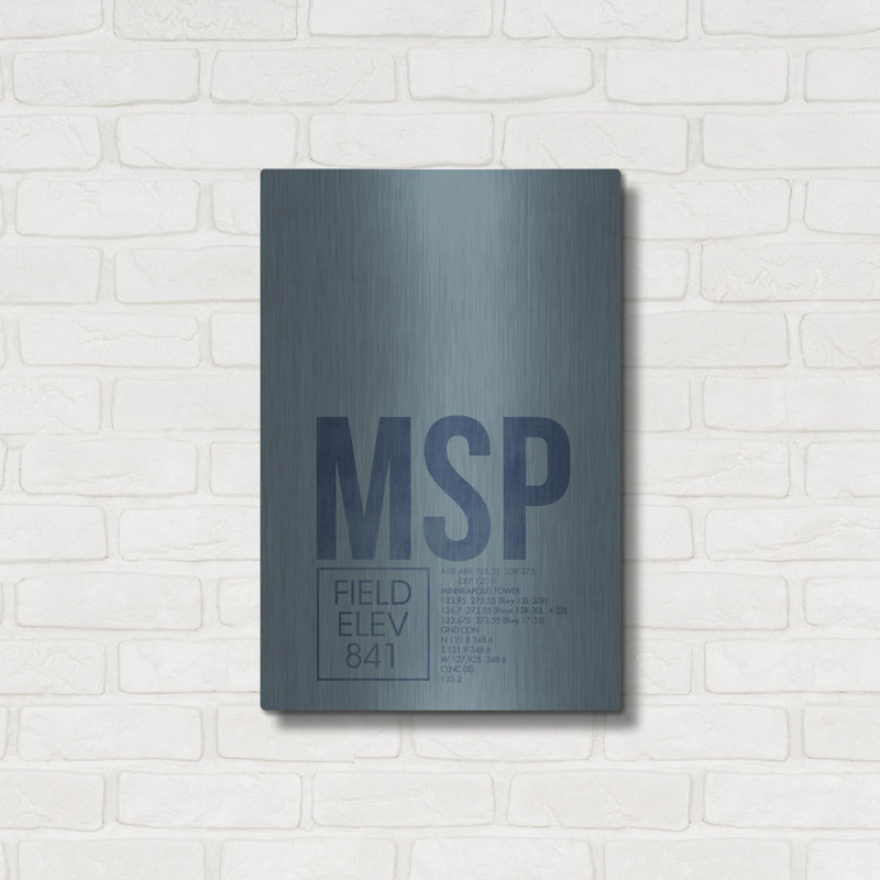 " MSP ATC " Print, 24" H x 16" W