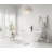 67 Inch Bathtub in Glossy White with Trim-105506492