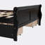Lit plateforme avec rangement en bois massif Sebbie-829696169-829696170