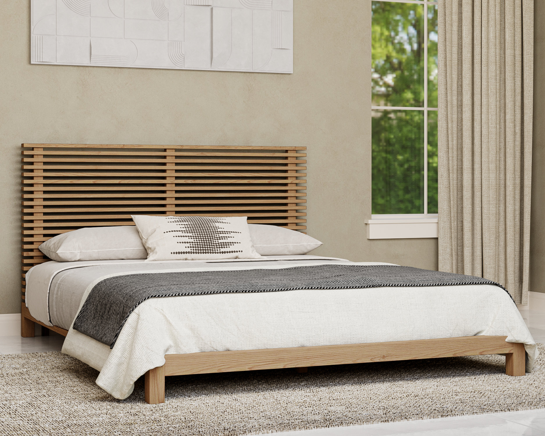 ModusFurniture Tanner Flaxen Solid Wood Bed | Wayfair.ie