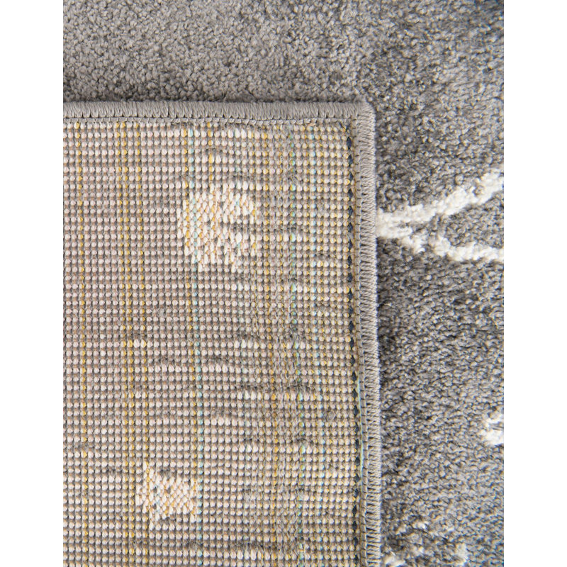 Tapis pour enfants, Rectangle 7 pi 10 po x 10 pi, Gris