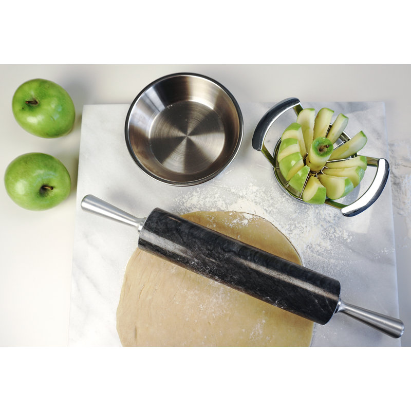 RSVP International Marble Rolling Pin with Stand