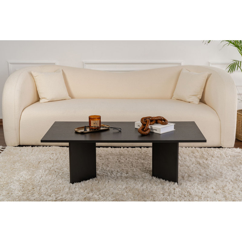 Table basse, Bois noir