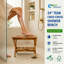 Banc de douche 24 po avec tablette en teck EcoDecors Obliquity-X