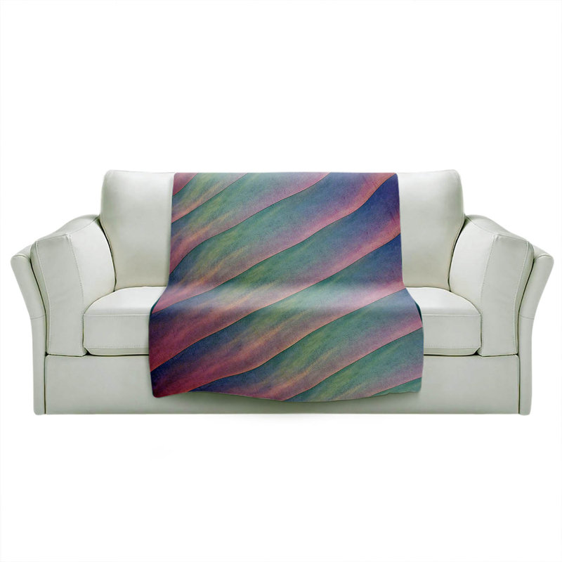 Hand Woven Throw Blanket, 51" W x 60" L