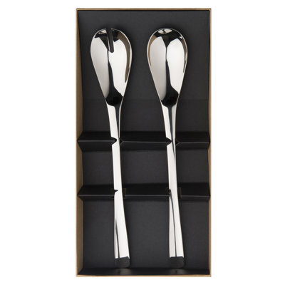 XY Miroir 2 Piece Stainless Steel Hostess Set